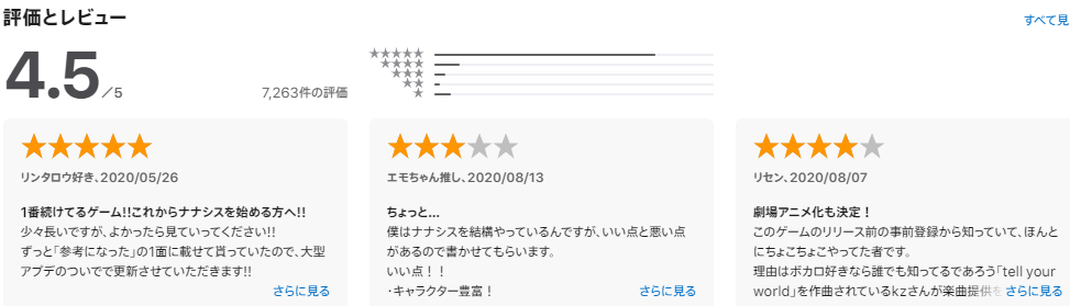 Tokyo 7th シスターズ：AppStore登録・評価はこちらから